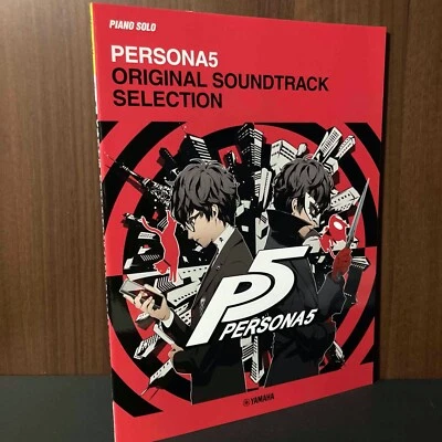 Persona 5 Original Soundtrack Selection Game Piano Solo Sheet Music Score Book - Image 1 of 3