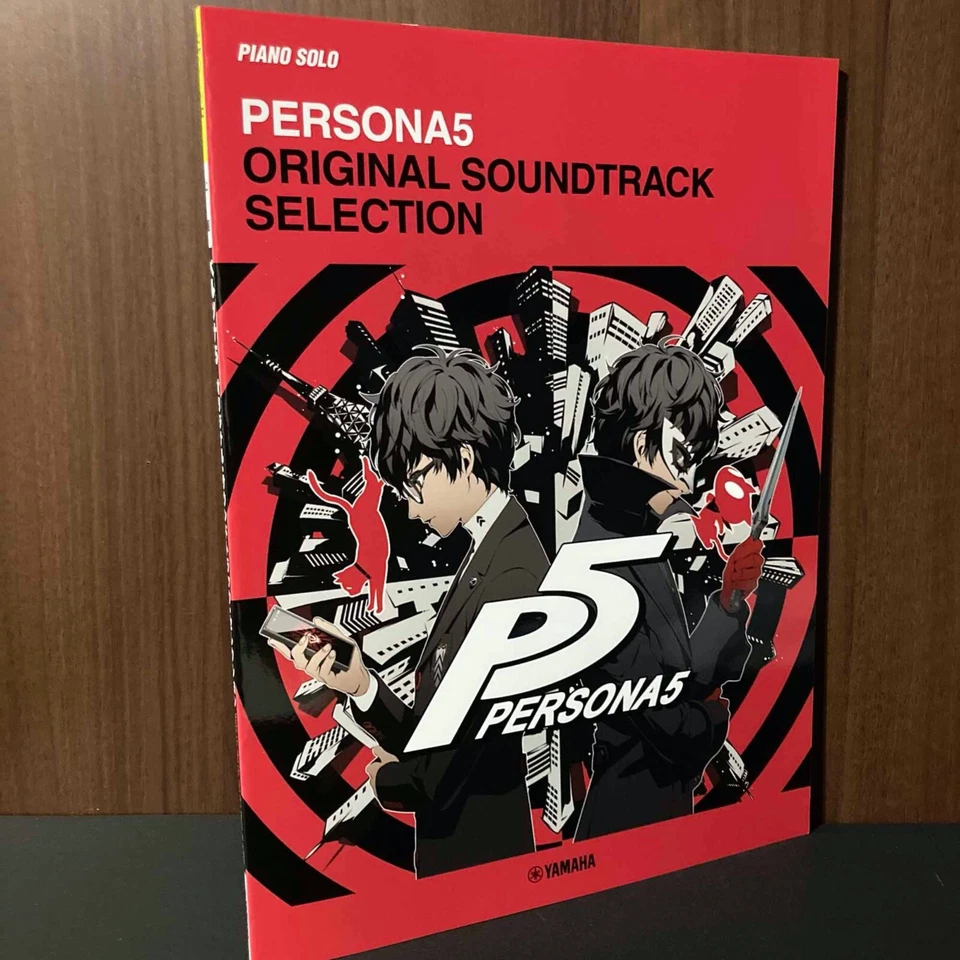 Persona 5 Original Soundtrack Selection Game Piano Solo Sheet Music Score Book - Image 1 of 3