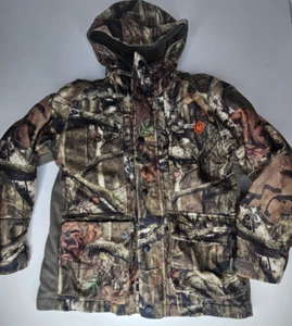 Game Winner Hunting Jacket Youth Medium Camo Hooded Full Zip Break Up Infinity - Picture 1 of 10
