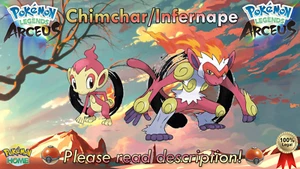 🌈Shiny Non-shiny Alpha Chimchar Infernape 6IV🌈Legends Arceus HOME (💯Legal) - Picture 1 of 81