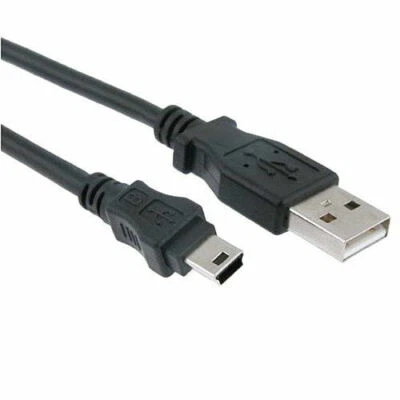 Cable de carga de sincronización de datos mini USB de 5 pines para cámara PS3, Nuvi, GPS, PS3, MP3 Foto 1 de 3