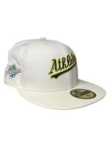 Cappello New Era Uomo 8 Oakland Athletics Fitted World Series 1990 MLB Fan Apparel - Foto 1 di 7