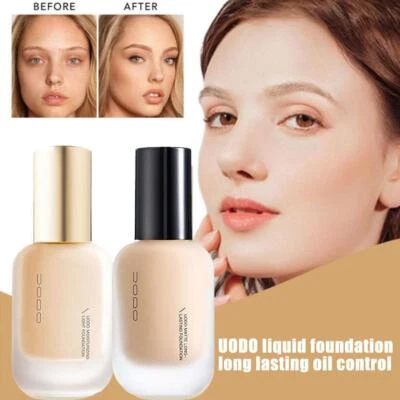 UODO Liquid Foundation Primer Oil Control & Hydrating Con INV√ Radiance φ Z U5D5 - Image 1 of 4