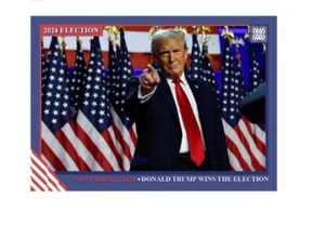 2024 GAS Donald Trump Wins Presidential Election Card PRESALE - Picture 1 of 1
