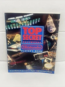 Nintendo Power Top Secret Passwords Players Strategy Guide NES 1992 Vintage - Picture 1 of 2