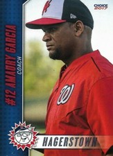 2017 Hagerstown Suns Amaury Garcia Washington Nationals