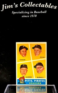 1960 Topps - #467 Mickey Vernon, Sam Narron, Bill Burwell (RC) - Picture 1 of 2