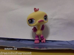 Littlest Pet Shop Cream and Purple Ostrich with Blue Eyes #1416 - Picture 1 of 1