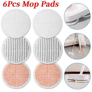 6Pcs Set Replacement Mop Pads for Bissell Spinwave 2039A 2124 Powered Hard Floor - Picture 1 of 9