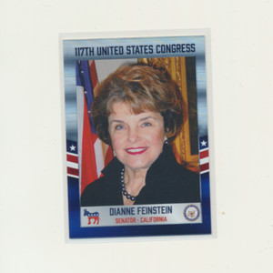 2021 United States Congress Fascinating Cards Chrome California Dianne Feinstein