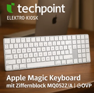 ⌨️ Apple Magic Keyboard mit Ziffernblock MQ052Z/A Tastatur QWERTY A1843 ✅ OVP - Bild 1 von 14