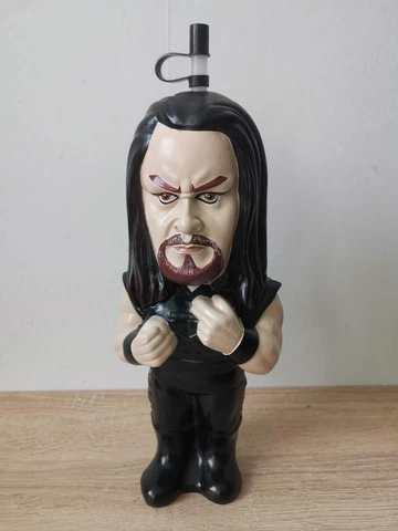 The Undertaker WWF Wrestling Titan Sports Vintage Water Bottle 1998 Cover