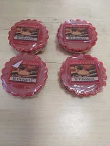 YANKEE CANDLE BE THANKFUL WAX TARTS X 4 - Picture 1 of 2