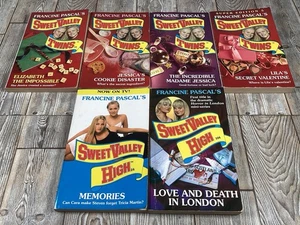 Sweet Valley High & Sweet Valley Twins 5 x Book Set - By Francine Pascal  - Picture 1 of 18