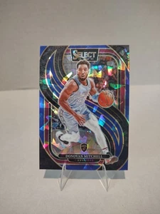 2024-25 Panini Select Donovan Mitchell #155 Premier Level Blue Cracked Ice - Picture 1 of 3
