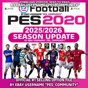 PES 2020 Option File - *25/26 SEASON TRANSFERS AND KITS, OCTOBER '25 *PS4, PS5 - Picture 1 of 9