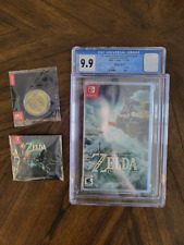 The Legend of Zelda: Tears of the Kingdom  (CGC 9.9) & Collector Coin & Pins