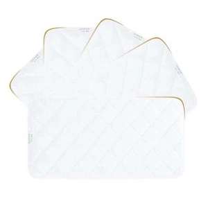 5er Pack 13 Zoll x 27 Zoll, gesteppte dickere wasserdichte Wickelunterlageneinlagen, weiß - Bild 1 von 8