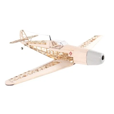 German World War II BF109 Model Fighter Balsa Wood Aircraft Plane Unassembled JW - Image 1 of 4