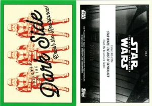 2019 STAR WARS THE RISE OF SKYWALKER CRUSH THE RESISTANCE CR-3 GREEN 215/299 - Picture 1 of 1