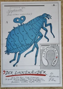 (D56) DDR-Plakat DER LINKSHÄNDER von Sergej Owtscharow GRAFIK: BOFINGER 1988 - Picture 1 of 1