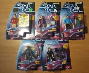 1997 Star Trek Warp Factor Series Set Of 5 - Retro Collectibles Toys - Picture 1 of 6