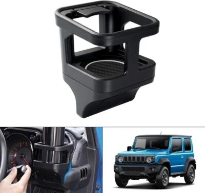 Cup Holder Phone Mount for Suzuki Jimny JB64 JB74W 2019 2020 2021 Water Black - Изображение 1 из 4