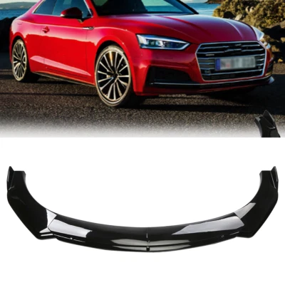 Glossy Black Front Bumper Lip Spoiler Splitter Body Kit For Audi A3 A5 A6 A7 A8 Foto 1 de 4