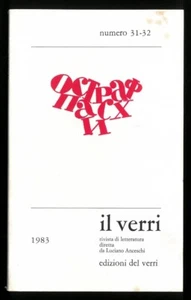 Rivista il verri n. 31/32 sesta serie 1983 Luciano Anceschi vedi indice - Picture 1 of 5