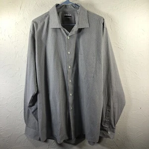 Van Heusen Traveler Mens Flex Collar Regular Fit Plaid Button Shirt 17 1/2 36/37 - Picture 1 of 11