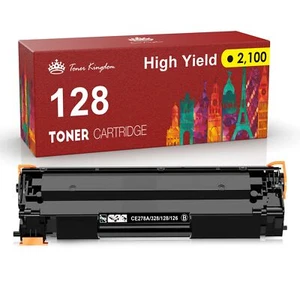 Cartucho de tóner negro 1 pieza para Canon 128 Imagclass D530 D550 LBP6200d LBP6200dw - Imagen 1 de 6