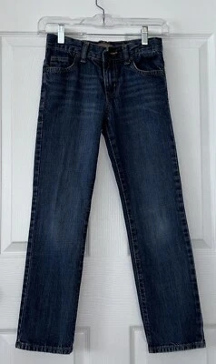 Old Navy Boys Skinny Blue Jeans - Size 8 Regular, Adjustable Waist￼ - Image 1 of 4