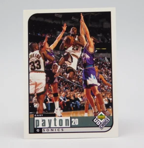 1998-99 UD Choice Reserve Basketball #135 Gary Payton Seattle Supersonics NBA - Picture 1 of 10
