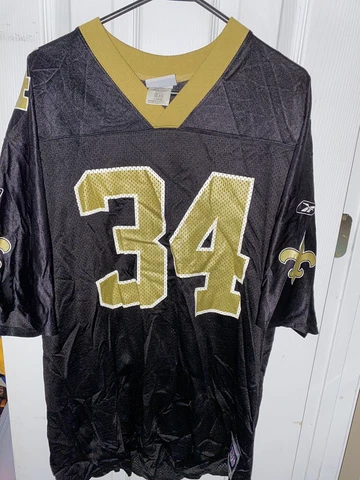 Vintage Reebok New Orleans Saints Ricky Williams Black Jersey Men’s Large Cover