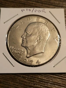 1974 IKE $1 DOLLAR COIN. DDO/DDR. See Photos. - Picture 1 of 8