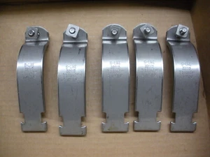 3" stainless unistrut conduit pipe strap 5 pair B2015SS4 3-1/2" OD 28 lots avail - Picture 1 of 5