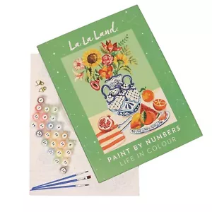 Paint by by Number LIFE IN COLOUR TABLE SET by La La land - Picture 1 of 3