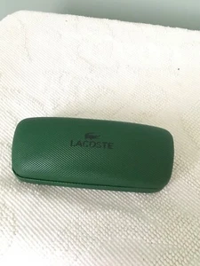 LACOSTE Hard Shell Sunglass/Eyeglass 6” Case GREEN. - Picture 1 of 5