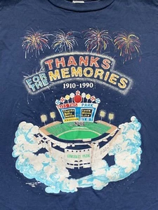 Vintage 1990 Chicago White Sox Comiskey Park Einzelnaht T-Shirt Größe Large USA - Bild 1 von 17