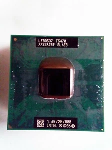 Intel Core 2 Duo T5470 1.60 GHZ/ 2MB/ 800MHZ Móvil Procesador 64-bit - Imagen 1 de 3