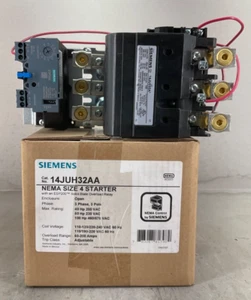 BOBINA NUEVA SIEMENS 14JUH32AA STARTER NEMA TALLA 4 3PH 3P 110-120/220-240V 75D70131A - Imagen 1 de 11