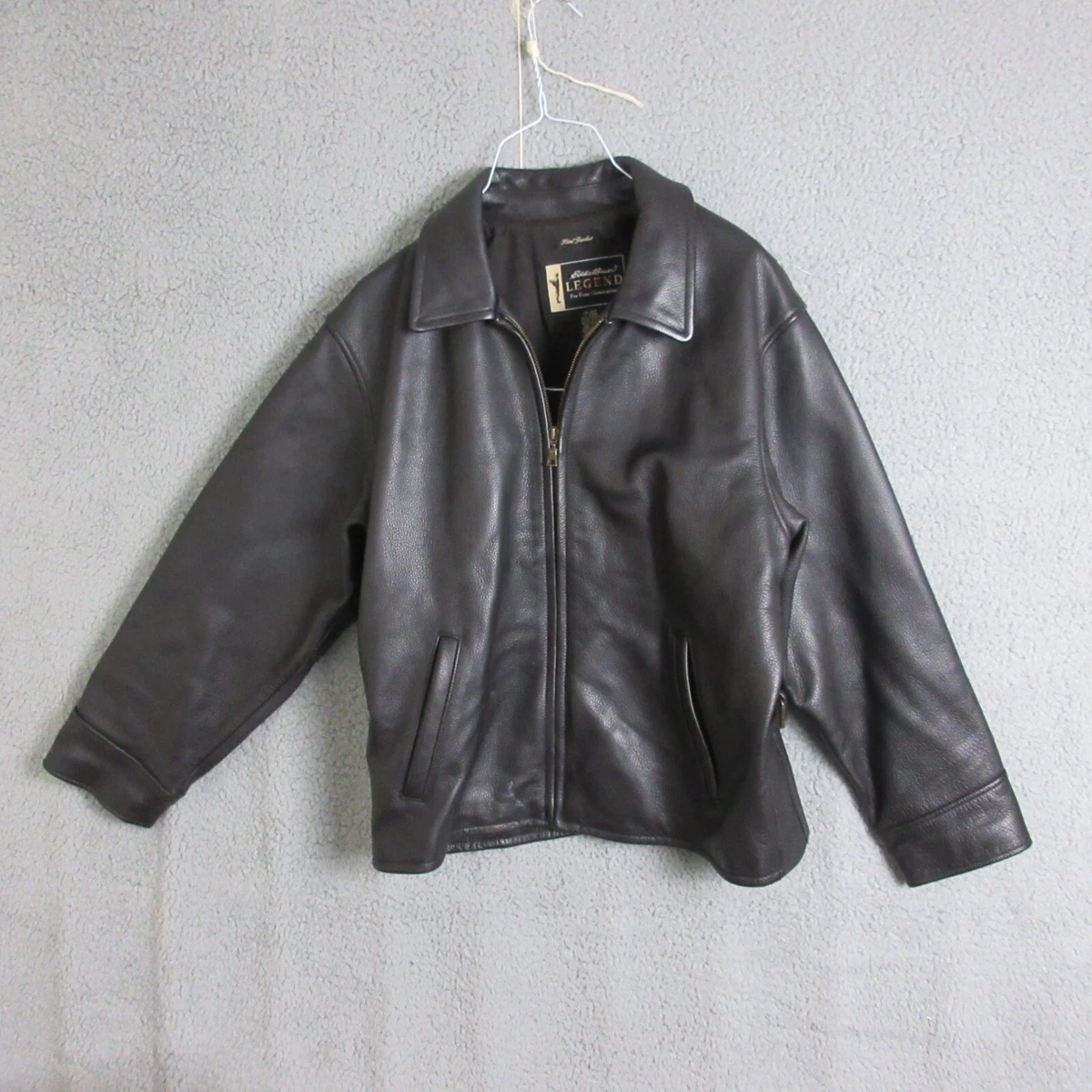 ジャケット・アウター 00s Eddie bauer short leather blouson Eddie Bauer 2000s leather jacket, short length