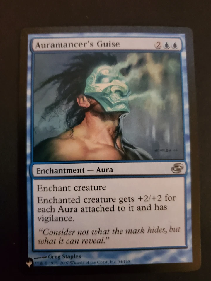 MTG Auramancer's Guise #34/165 Planar Chaos Uncommon NM - Image 1 of 2