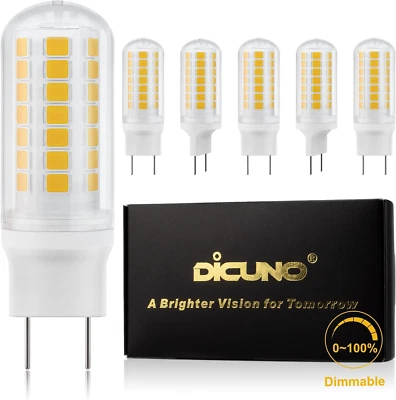 G8 Dimmable LED Bulb Flat Base 4W (40W Halogen Equivalent), Warm White - 6 Pack - Image 1 of 4