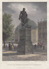 Berlino Monumenti Principe Blucher Originale Kol. Incisione Acciaio Frommel &