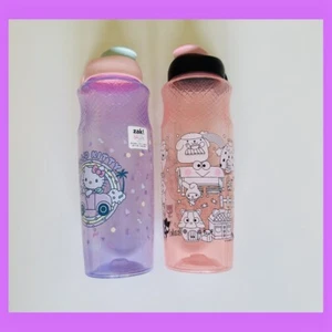 ZAK! Hello Kitty wiederverwendbare Wasserflasche, 30 Unzen, BPA-frei, Menge 2 - NEU - Bild 1 von 4