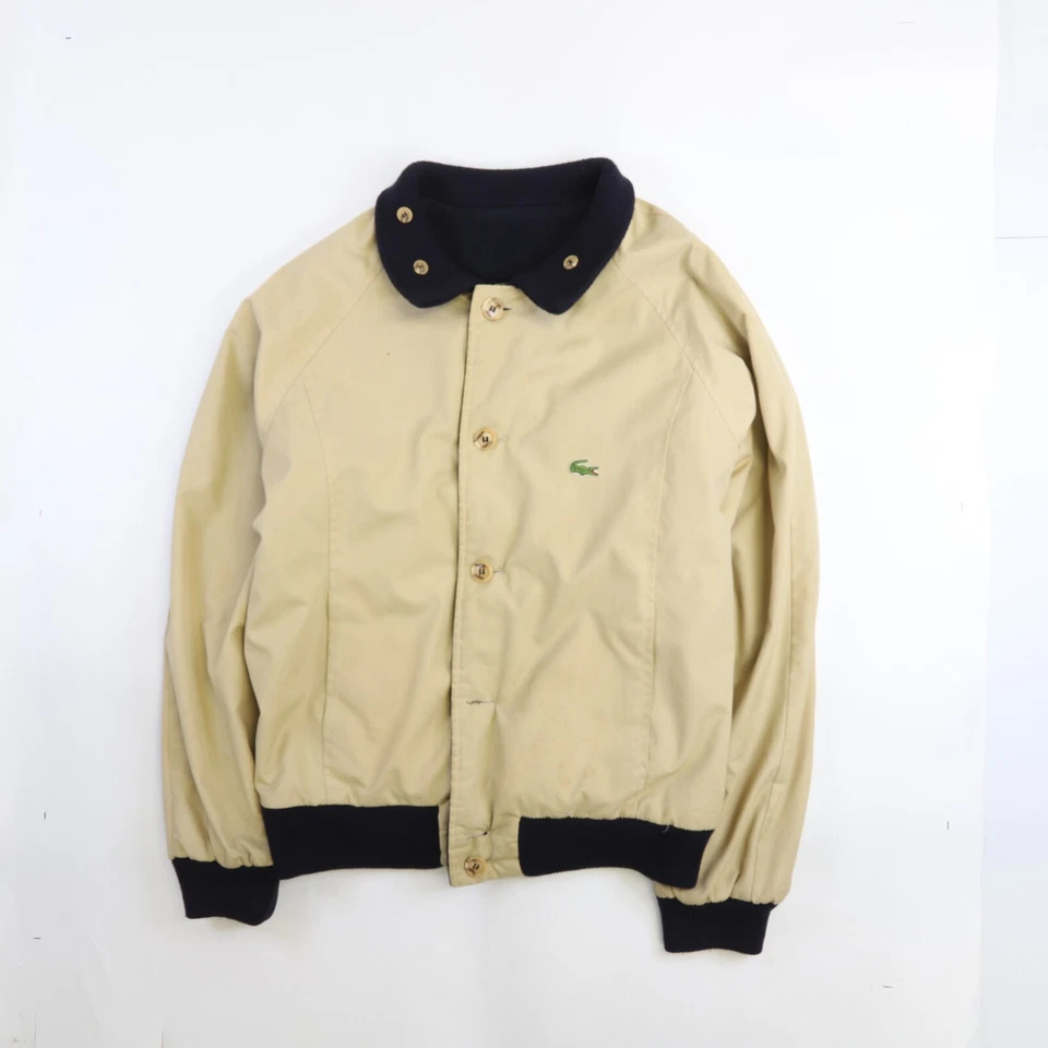 Chaqueta Bomber Lacoste Talla Mediana Reversible Foto 1 de 4