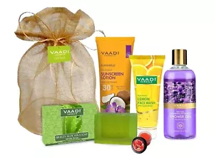 VAADI HERBALS All Purpose Complete Skin Care Travel Kit, Lavender, 6 Count F/S - Picture 1 of 8