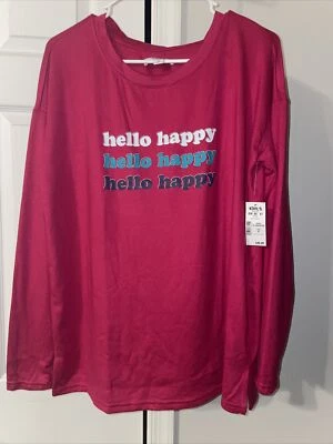 Sonoma Camisa de dormir manga larga rosa. ¡NUEVO CON ETIQUETAS! Foto 1 de 4