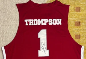 Klay Thompson Signed Autograph Washington State Cougars NCAA Jersey NBA Warriors - Picture 1 of 5